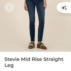 Kut from the Kloth Stevie jeans. Inseam 30.5 inches